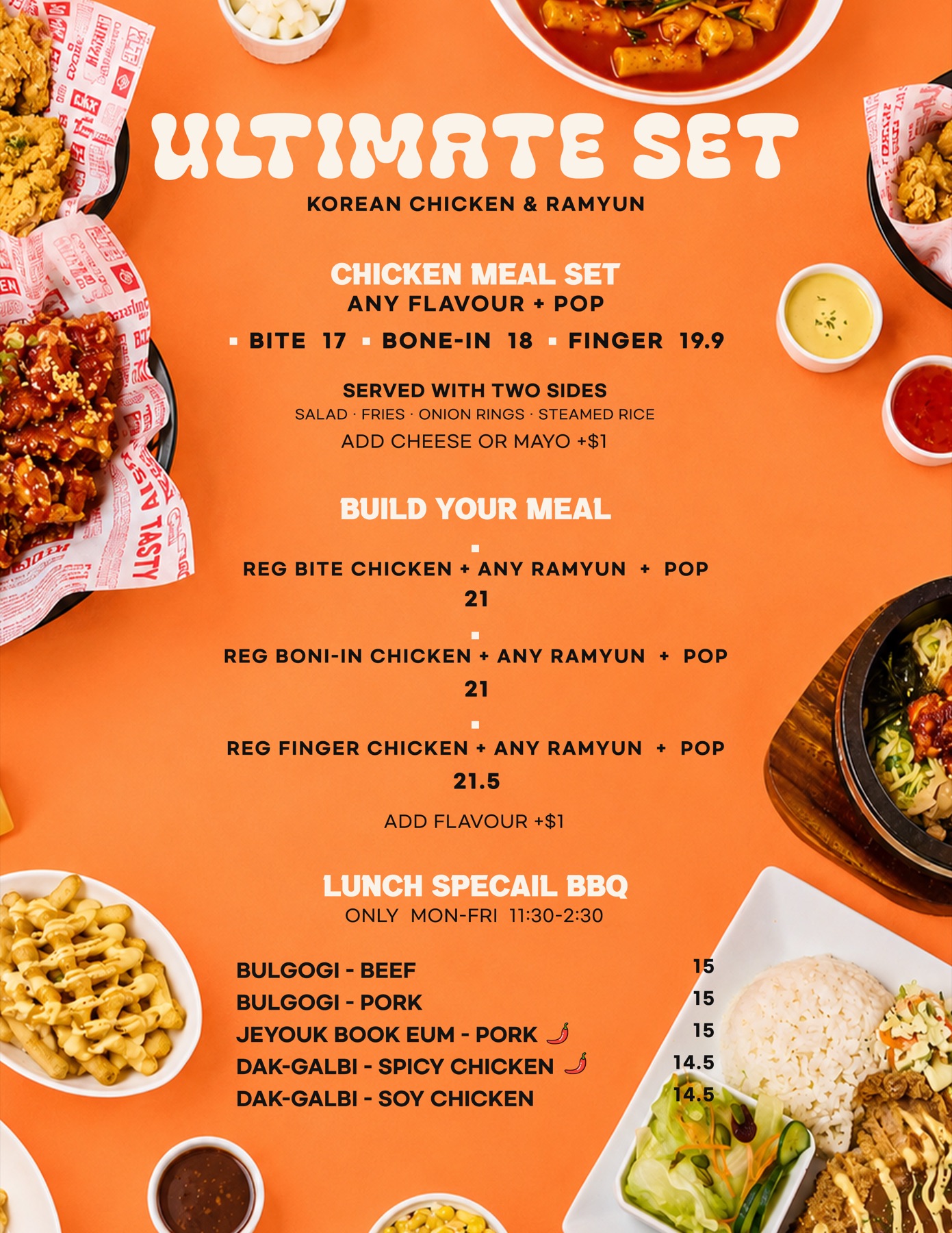 Ogam Chicken menu, page 2